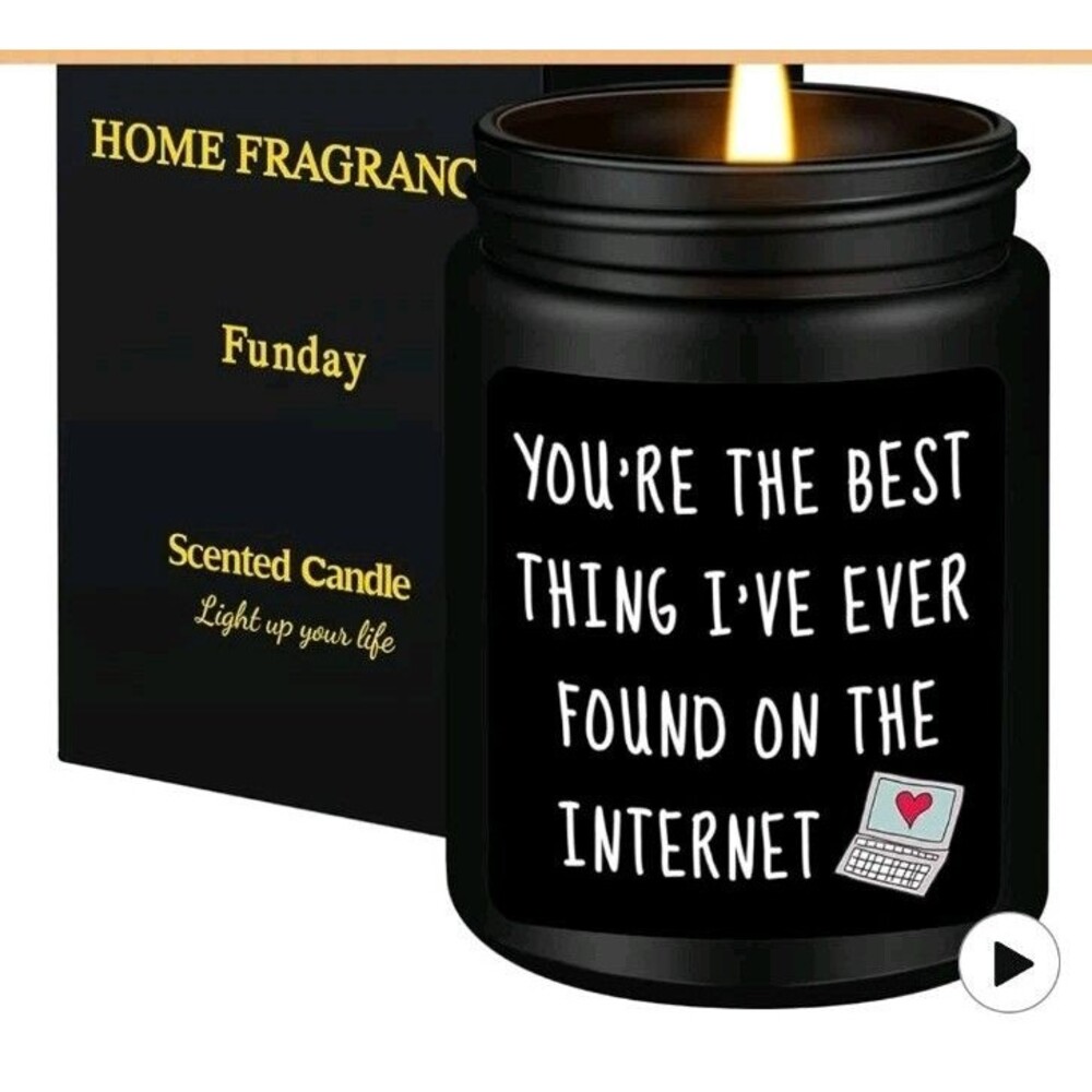 Humorous Black Cedar Juniper Candle,  Ideal Gift for Boyfriend & Husband